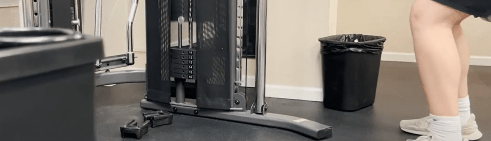 Young Man Working Out